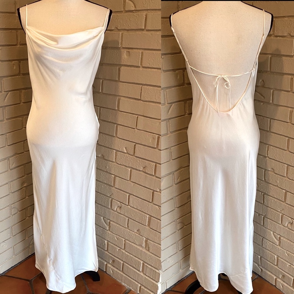 Y2K Vintage Victoria Secret Silk Ivory Gown